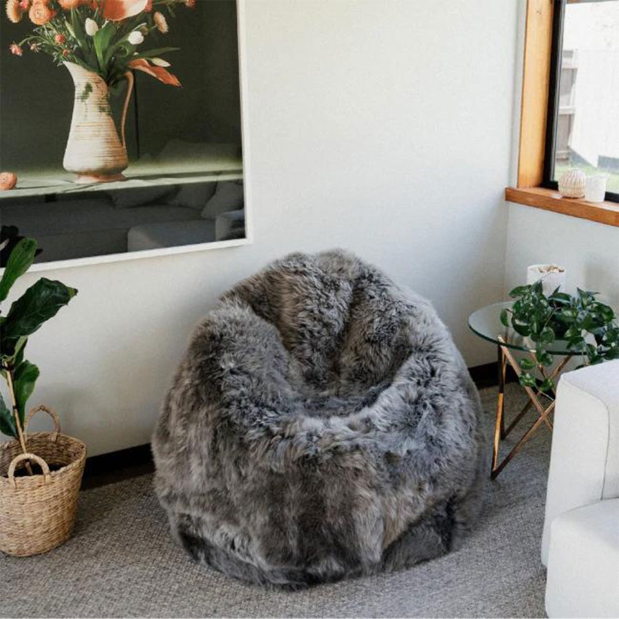 Buckinghams Sheepskin Beanbag