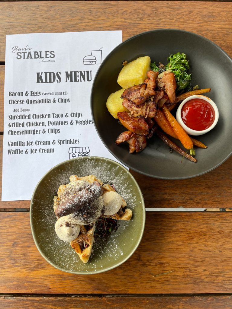 Bendix Stables kids menu