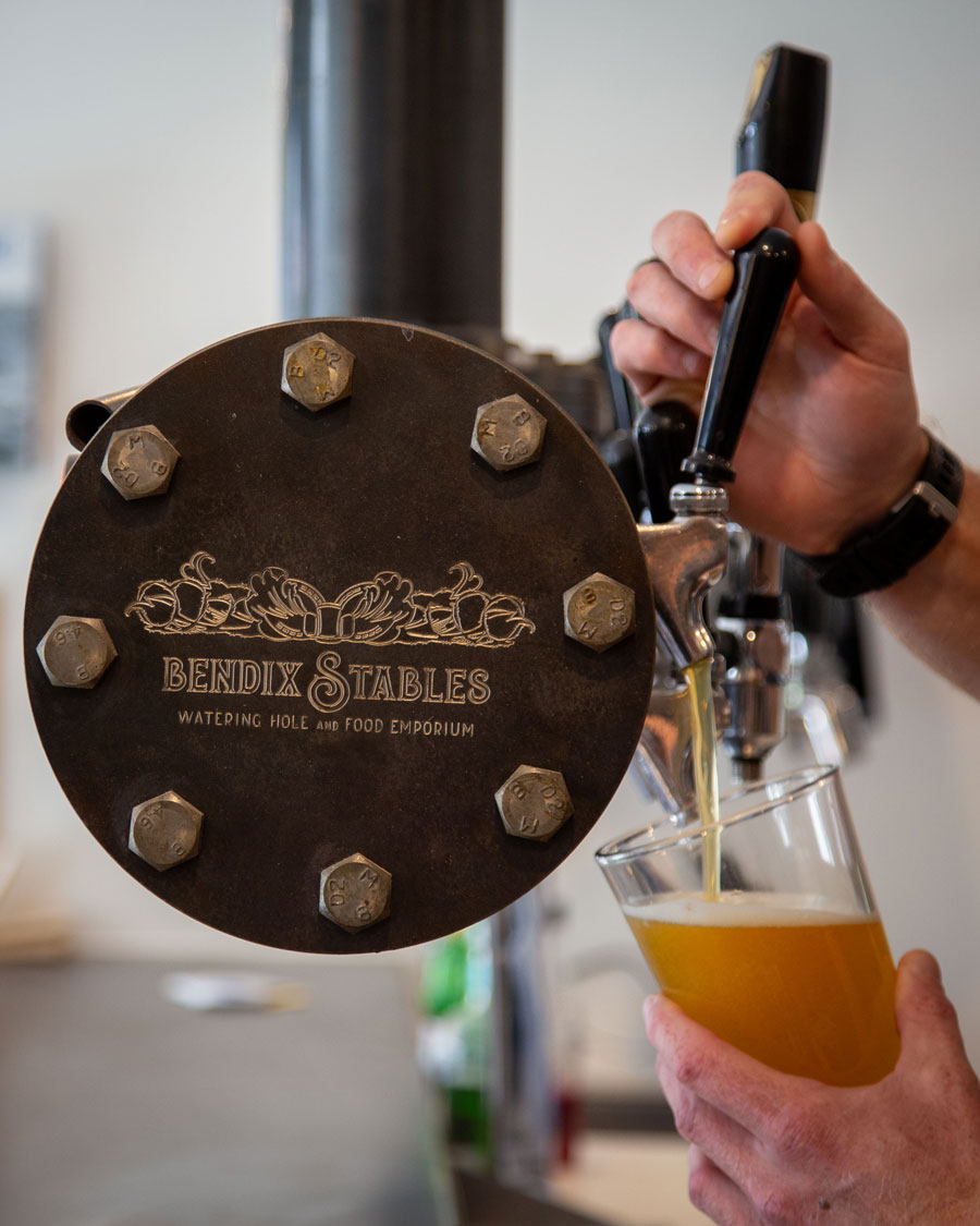 Bendix beer on tap