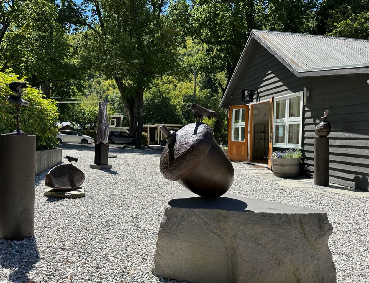 Fiona Garlick courtyard sculptures